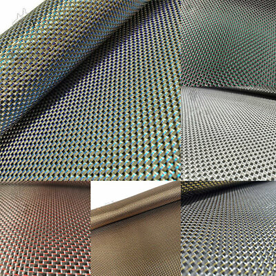 #ad #ad 250G 3k Metallic Carbon fiber reflection mixed fabric Plain Weave cloth 50*100cm $48.07
