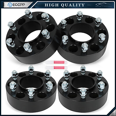 #ad ECCPP 4Pcs 2quot; 6x135 Hub Centric Wheel Spacers 14x1.5 For 2015 2023 Ford F150 $108.59