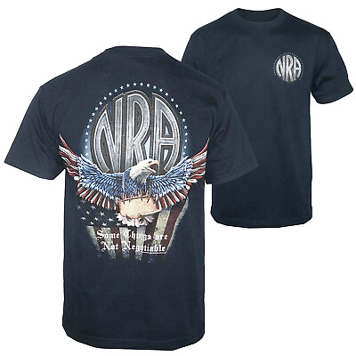 #ad NRA Soar T Shirt 2X Vintage Heather Navy $12.99