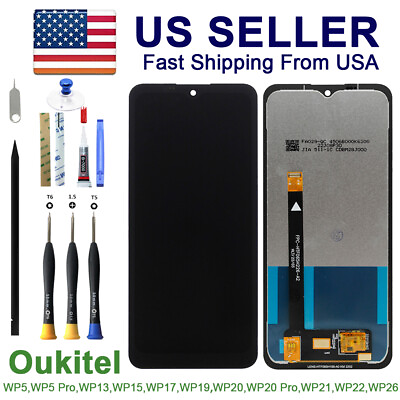 #ad LCD Display Touch Screen Digitizer For Oukitel WP 5 10 13 15 17 19 20 21 26 Pro $29.99