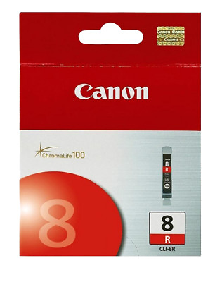 #ad GENUINE Canon CLI 8 Red Ink Cartridge for PIXMA Pro9000 $9.99