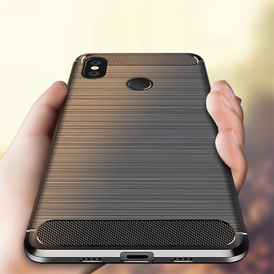#ad For Xiaomi Poco F1 9T 9 SE 8 Lite A2 Max 3 Slim Fiber Carbon Soft TPU Cover Case $3.69