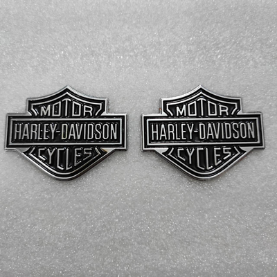 #ad #ad Genuine Harley Dyna Sportster Softail Street Touring Fuel Tank Emblems Badges $35.69