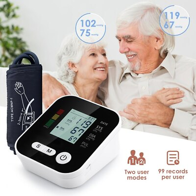 #ad Digital Smart Blood Pressure Automatic Monitor UpperArm Bp Machine LCD180 Memory $38.69