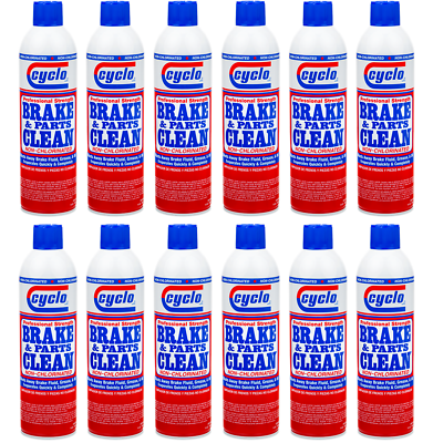 Cyclo Brake and Parts Cleaner Aerosol Non Chlorinated Case of 12 14 Oz Cans $69.95