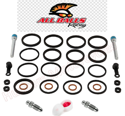 #ad Front Brake Caliper Seals Pins Rebuild Kit x 2 for Honda CBR900RR Fireblade GBP 41.88