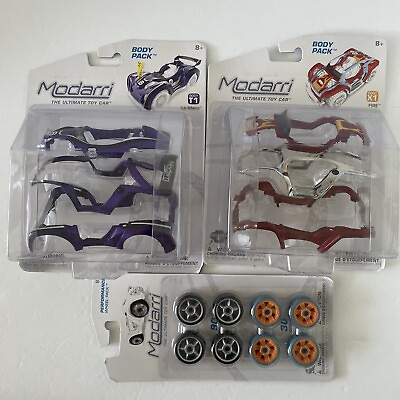 #ad Modarri Toy Car Body Packs T1 and X1 and Tire Pack $11.70