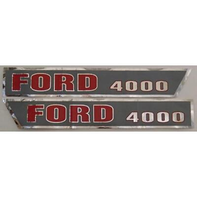 #ad Tractor Hood decal set to fit Fits Ford 4000 $37.74