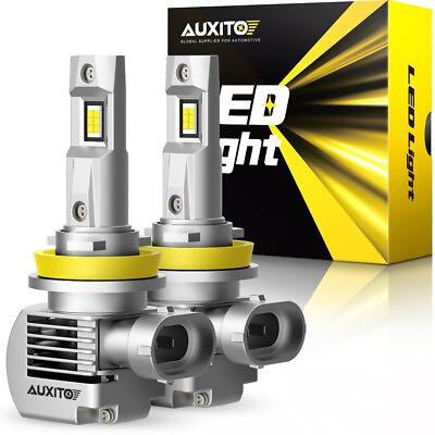 #ad 2X AUXITO H11 H9 LED Headlight Super Bright Bulb Kit 30000LM HIGH LOW Beam 6000K $44.99