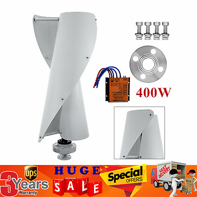 #ad 12V Helix Maglev Axis Vertical Wind Turbine Wind Generator Windmill w Controller $206.80
