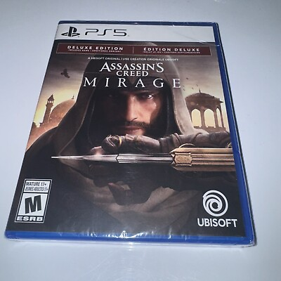 #ad Assassin#x27;s Creed Mirage Deluxe Edition Sony PlayStation 5 2023 Brand New seal $34.99