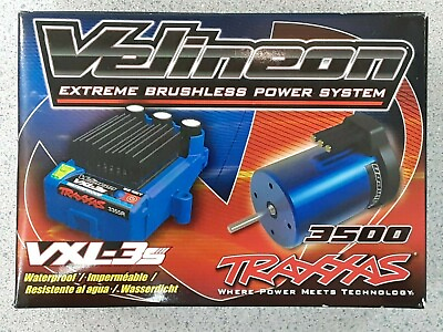 #ad Traxxas 3350R VXL 3S Velineon Brushless Power System Combo Waterproof New $169.95
