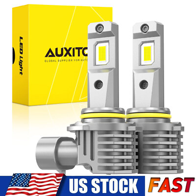 #ad AUXITO 9006 LED Headlight Fog Bulb White Low Beam Conversion Kit 40000LM Bright $25.99