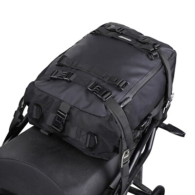 #ad Rhinowalk Motorcycle Rear Seat Bag 20L Pannier Waterproof Modular luggage bag $37.90