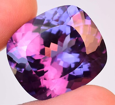 #ad Flawless Natural Color Change Alexandrite 46.65 Ct Certified Loose Gemstone $74.99