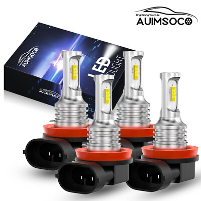 #ad 4X LED Headlight Bulbs High Low Beam White For Chrysler Town amp; Country 2008 2016 $33.29