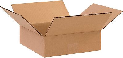 #ad 25 10x10x4 Corrugated Boxes Shipping Packing Moving Cardboard Cartons $30.85