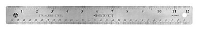 #ad Westcott 10415 Stainless Metal Ruler with Non Slip Cork Base 12 Inch $2.40