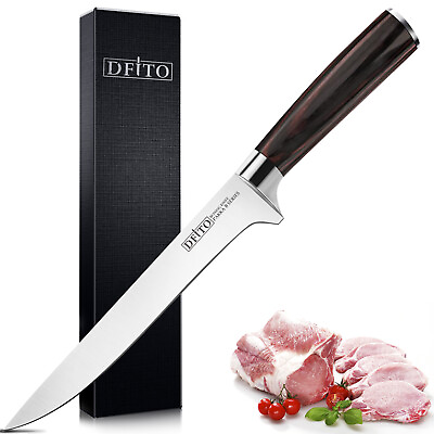 #ad 7 Inch Boning Knife Kitchen High Carbon Knife Fillet Knife Stainless Steel Meat $14.99