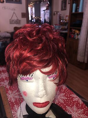 #ad Isis Collection Red Carpet Short Red Hair Style: Nelly Color: FS1B RED Brand New $21.99