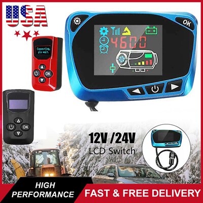 #ad Car Air Diesel Heater LCD Switch Parking Controller 4 Button Remote Control Tool $28.39