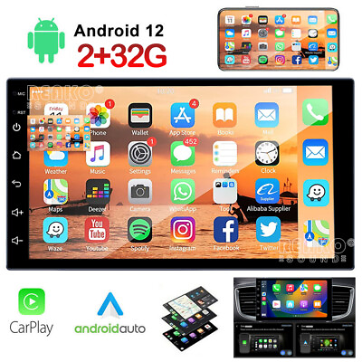 #ad 7 Inch 232GB Android 12.0 CarPlay Car Stereo GPS Navigation Radio Double 2 DIN $89.99