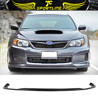 #ad Fits 11 14 Subaru Impreza WRX amp; STI V Limited PP Front Bumper Lip Splitter $75.87
