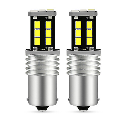 #ad AUXITO 2x 1156 P21W 7506 BA15S LED Backup Reverse Lights Bulbs Lamps 6000K White $7.99