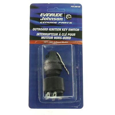 #ad Johnson Evinrude OMC New OEM 77 Series Outboard Ignition Key Switch 0508180 $26.94