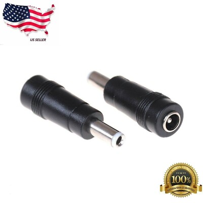 #ad 5.5x2.1mm Female to 5.5x2.5mm Male DC Power Plug Connector Adapter QP US Seller $2.99