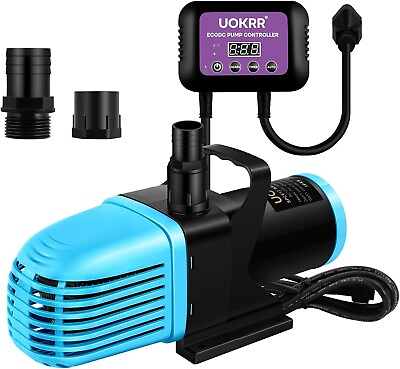 #ad Submersible Water Pump with Timer for Fountain 2200GPH Ultra Quiet 105W $69.99