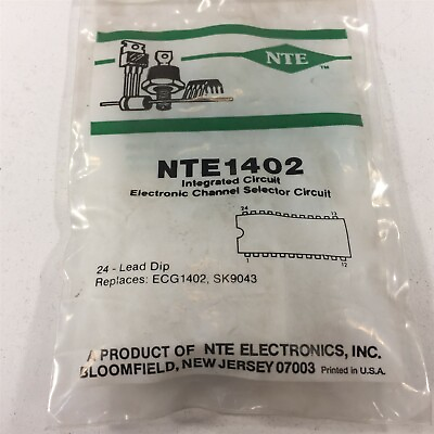 #ad 1 NTE NTE1402 Integrated Circuit Electronic Channel Selector $8.99