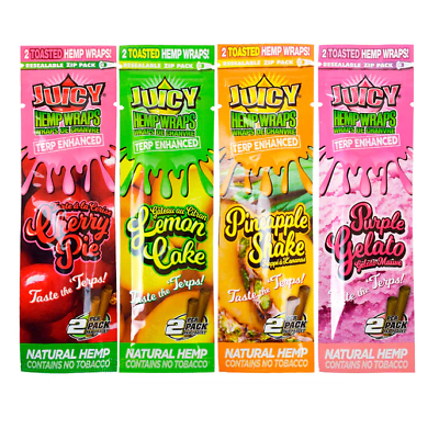 #ad 4X Pack Juicy Terp Enhanced Wraps $9.45