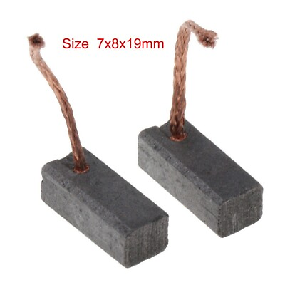 #ad 1 Pair Motor Carbon Brushes Kit Brush For Generic Electric Motor Replacement New $6.14
