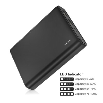 #ad 10000mAh Fast External Portable Power Bank Backup Battery Charger for Cell Phone $15.99