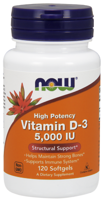 #ad #ad 3 pack Now Foods High Potency Vitamin D 3 5000 IU 240 Softgels EXP 08 27 $29.99