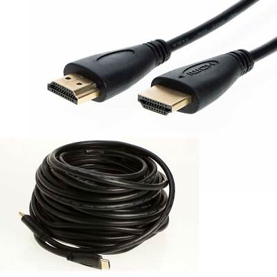 #ad HDMI Cable High Speed 1080P HDTV 3ft 10ft 12ft 15ft 30ft 50ft 75ft 100ft PS3 LOT $299.95