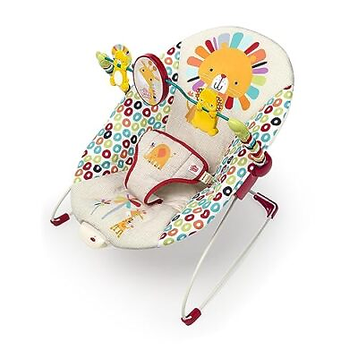 #ad Portable Baby Bouncer Soothing Vibrations Infant Seat with Removable Toy Bar... $47.94