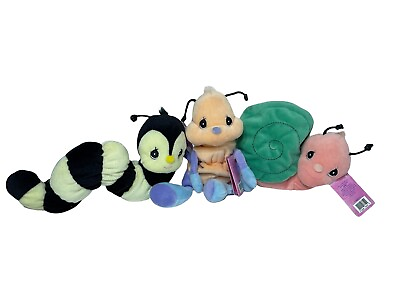 #ad Precious Moments Tender Tails Lot of 3 New Inch Worm Doodle Bug Snail New $17.95