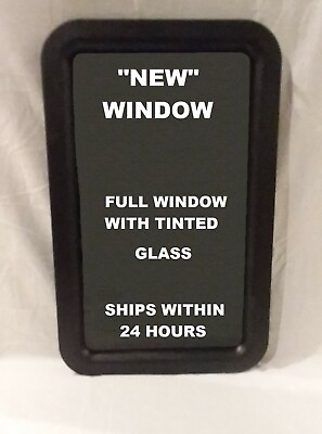 #ad RV Entry Entrance Door Window Black Trailer Camper Motorhome with Tinted Glass $66.25