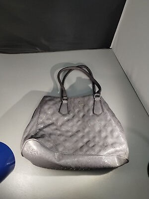 #ad Guess Handbag Large Gray Purse Please Read Description $6.32