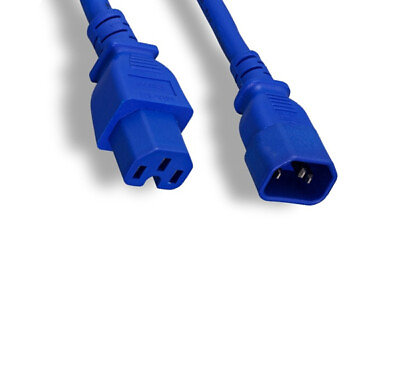 #ad 3Ft BLU Power Cable for Motorola MTR2000 UHF Repeater Station Jumper Cord PDU $11.49