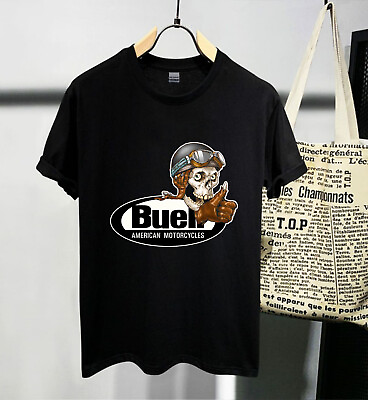Rare Shirt Buell Logo Motorcycles Unisex Heavy Cotton Tee $23.00