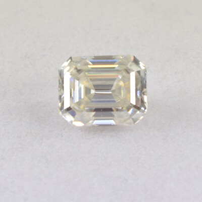 #ad 3.50 Carat Lab Grown Certified CVD Loose Diamond H VVS1 Clarity Emerald Cut Bx44 $440.99