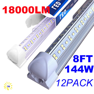#ad 8 FT LED Tube Light Bulbs 8FT LED Shop Light Fixture 144W LED Tube Light Fixture $219.99