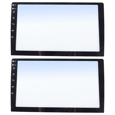 #ad 2x Navigation GPS Radio Screen Scratch Protector Tempered Film 9inch New $33.34
