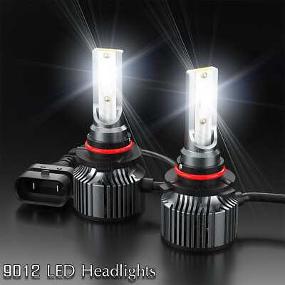 #ad A Pair 9012 HIR2 LED Headlight Hi Low Beam Bulb For Chrysler 200 300 2011 2015 $25.99