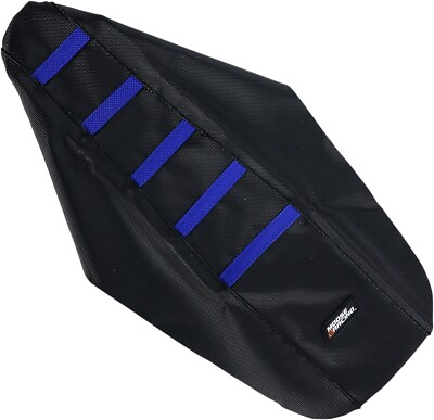 #ad Black Blue Ribbed Seat Cover Moose YZ8502 332RT For 02 20 Yamaha YZ85 $59.95