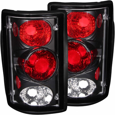 #ad ANZO For Ford E 350 Econoline 1995 1996 1997 1998 Tail Lights Black $238.15