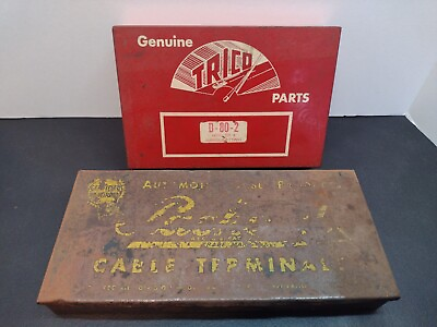 #ad 2 Automotive Vintage Tradeware Boxes Trico windshield wiper D–80–1 amp; Packard $100.00
